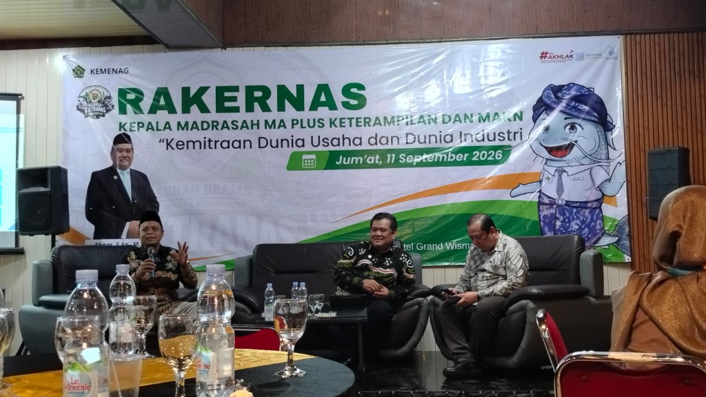 KKMA Plus Keterampilan Nasional Gelar Rakernas di Lamongan, Ajak MA Plus Keterampilan Kuatkan Kemitraan dengan Dunia Usaha dan Industri